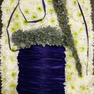 Needle and Cotton on Design Board