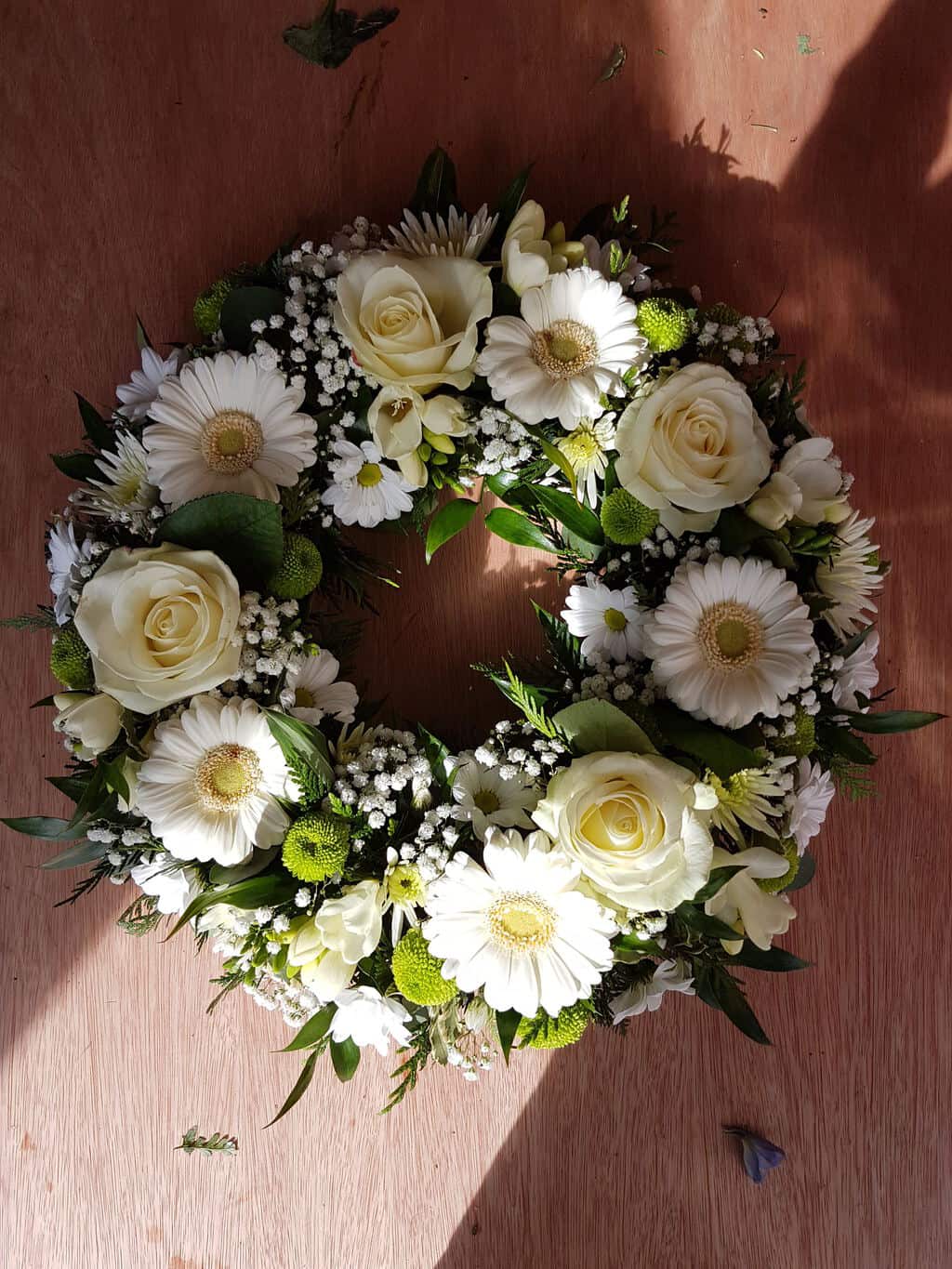 corona di fiori funerale