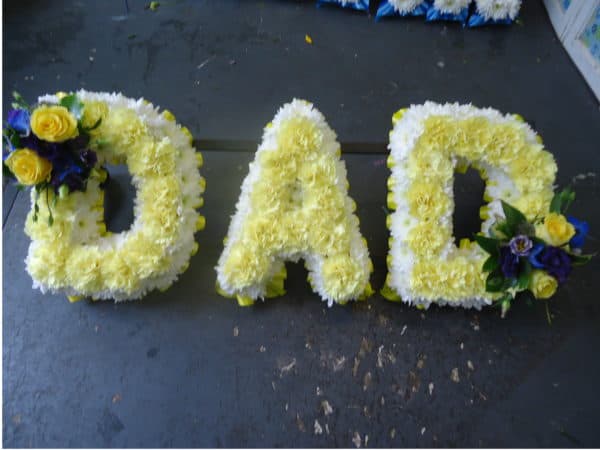 Dad Frame with Carnation Centre 1