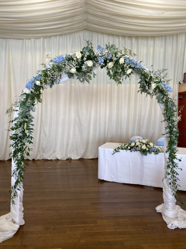 Wedding Arch with Drapes 1