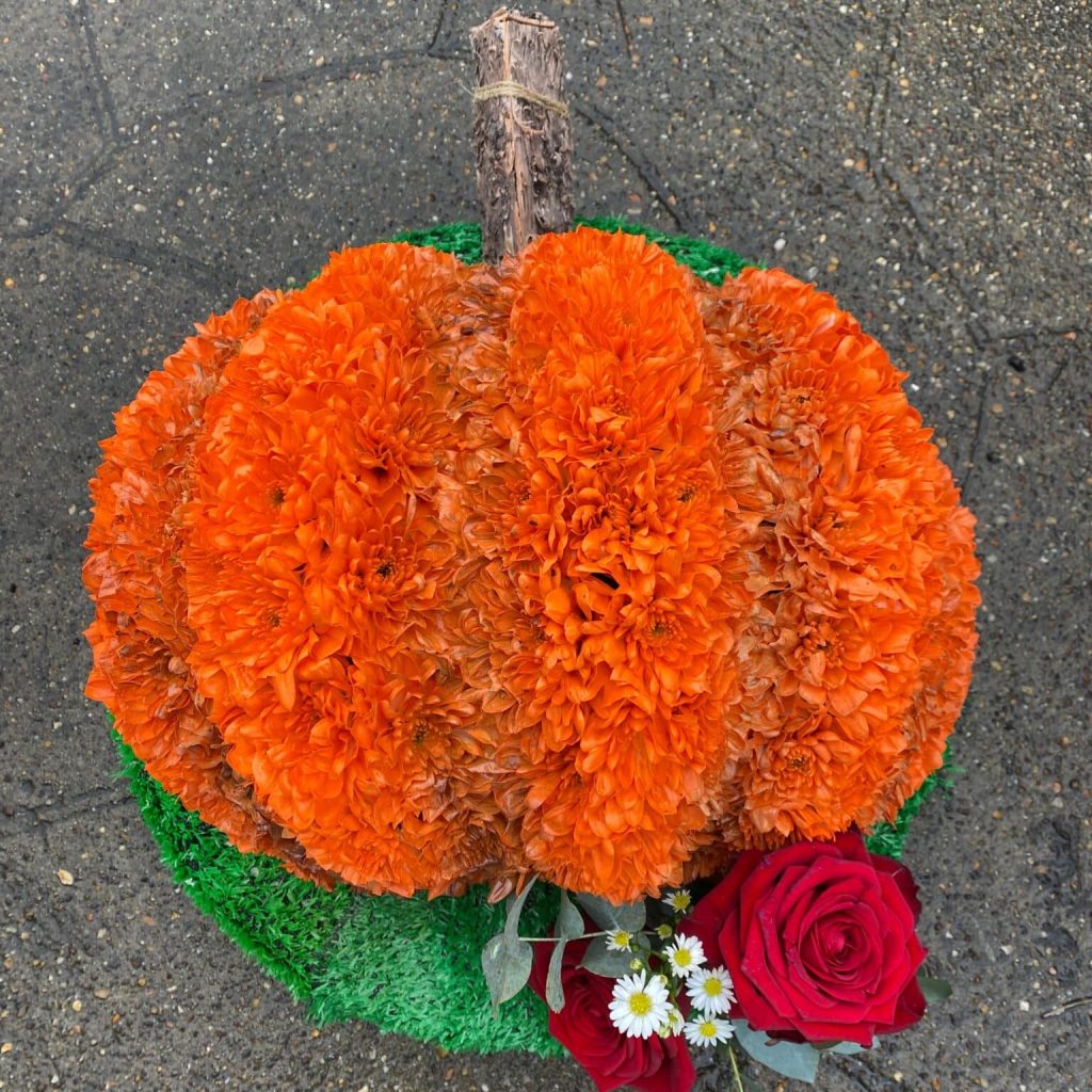 Funeral Flowers - Pumpkin Post Pad